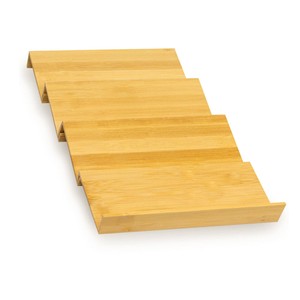 Insert de tiroir à épices moderne en bois de Sheesham écologique, avec séparateurs géométriques sculptés à la main pour la cuisine - Vente en gros - Product Image 3