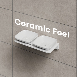 Double porte-savon mural carré compact, résistant à l'eau et antibactérien, pour salle de bain et voyage - Product Image 3