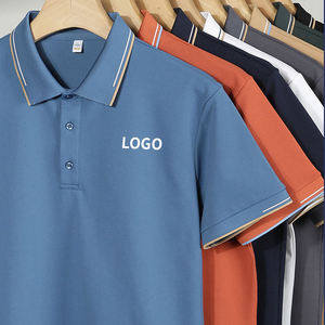 Camisetas de Golf para Hombre, Uniformes de Trabajo Antiarrugas de Algodón Transpirable Rosa con Logotipo Personalizado Premium al por Mayor - Product Image 1