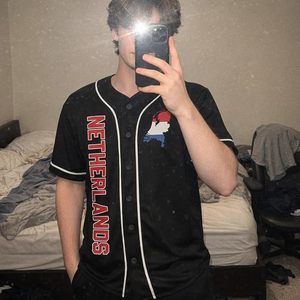 Camiseta de Béisbol Personalizada de Holanda - Camisetas Deportivas con Nombre y Número, Regalos de Uniformes de Softbol para Hombres y Mujeres - Product Image 5