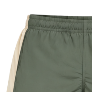 Shorts de sport neutres vert olive à taille élastique, légers, pour l'entraînement, la course et la gym, bas de sport personnalisés haute performance - Product Image 3