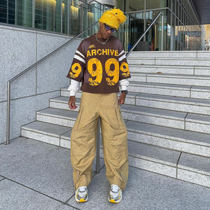 T-shirt Homme Personnalisé avec Logo, Style Vintage Délavé à l'Acide, Coton Lourd Effet Vieilli, T-shirt Oversize Vierge 100% Coton pour Homme - Product Image 2