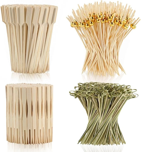 Brochettes en bambou naturel de haute qualité – Lot économique – Piques jetables écologiques pour événements - Product Image 3