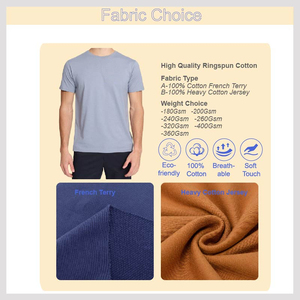 เสื้อยืดเจอร์ซีย์ถักคุณภาพสูง ผ้าฝ้าย 100% สกรีนโลโก้ได้ ทรงปกติ สำหรับผู้ชาย หนัก 210 กรัม ระบายอากาศได้ดี ลายตัวอักษร เป็นมิตรกับสิ่งแวดล้อม - Product Image 4