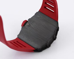 Reloj de pulsera para hombre, mecánico automático, esqueletizado, deportivo, informal, de negocios, de fibra de carbono negra 3501, de diseño exquisito y lujoso - Product Image 5