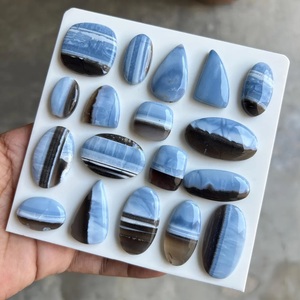 <b>Blue</b> <b>Opal</b> Cabochons, Hand Polished Loose Gemstone for Jewelry Making - Product Image 1