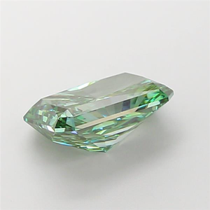 Grand diamètre, vert vif fantaisie, taille radiant, cultivé en laboratoire, certifié IGI, pierre précieuse de couleur premium, vente en gros de bijoux personnalisés VS1/VVS1 - Product Image 2