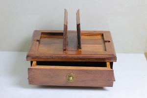 Cajas de Madera Natural Marrón de Alta Calidad Nirmala para Antigüedades, Embalaje con Logotipo Personalizado al por Mayor, Plegables, Modernas y Ecológicas para Oficina - Product Image 3