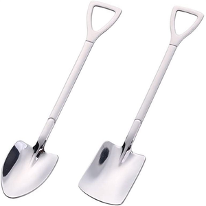 Cuchara de Acero Inoxidable de Lujo en Forma de Pala, Precio de Fábrica, para Juego de Cubiertos de Cocina, Apta para Lavavajillas, con Mango Largo - Product Image 6