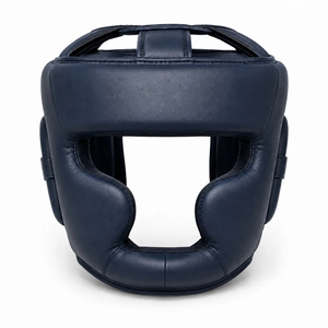 Protège-tête de boxe personnalisé avec logo, respirant, en cuir, pour le karaté, le MMA, les arts martiaux et le sparring 2026 - Product Image 1