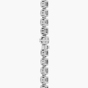 Diamond <b>Necklace</b> with 22 CTW Cushion And Round Cut Diamonds in Platinum - Product Image 2