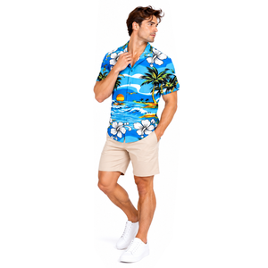 Chemise Homme Imprimée Numérique Respirante pour l'Été – Tenue Décontractée de Plage et de Vacances – Vêtement Tendance pour Homme - Product Image 5