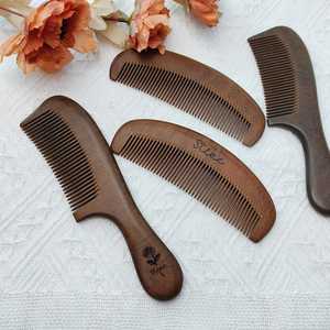 TimberTress Comb OakShine Comb LuxeWood Comb SilkGrain Comb RoyalRoot Peine Artesanía natural - Product Image 2
