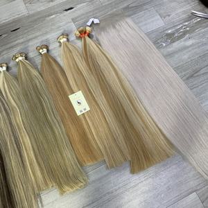 Extensions de cheveux naturels lisses invisibles, tissages bouclés ondulés birmans, mèches doubles tirées, extensions Genius Weft - Product Image 6