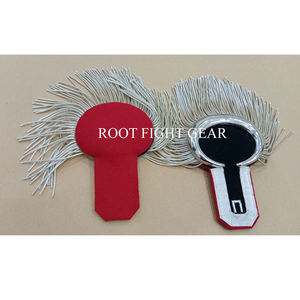 Nouvel Arrivage en Gros : Épaulettes de Luxe Brodé de Qualité Supérieure avec Pompons en Fil Métallique pour Uniformes - Product Image 2