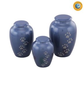 Innovadora urna con estampado de huellas de perro estilo americano, juego de 4 de Linea Exports Inc. - Product Image 2