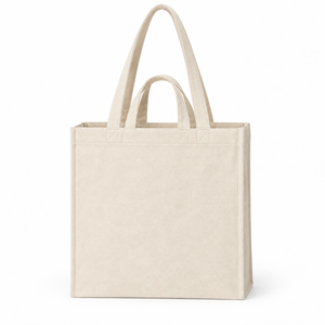 320 GSM Natural Cotton <b>Canvas</b> Tote Bag 38x42x20 cm Off White Shopper Bag Custom Logo OEM Private Label Reusable Eco Friendly B2B - Product Image 5