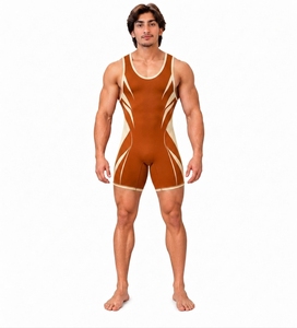 Traje de Baño para Hombre sin Mangas con Estampado por Sublimación, Cuello Redondo, Spandex, Poliéster, Transpirable, para Todas las Temporadas, Traje de Baño para Adultos - Product Image 1