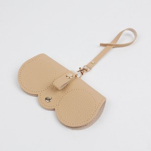 Brown Leather Eyeglasses <b>Case</b> with Strap and Gold Hardware <b>for</b> <b>Sunglasses</b> Storage - Product Image 5
