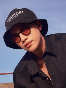 LMAMBA 20059 2024 New Arrive Shades High Quality Personality Designer Custom Logo <b>Plastic</b> <b>Frames</b> Round Sunglasses Women Men - Product Image 2