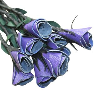 Flogger en cuir véritable fait main avec poignée équilibrée et lanières lisses pour débutants et joueurs confirmés - Product Image 3