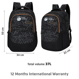 Sac à dos léger en polyester, confortable et respirant, avec fermeture éclair et multiples poches, personnalisable avec logo – Meilleur fournisseur, prix de gros - Product Image 6