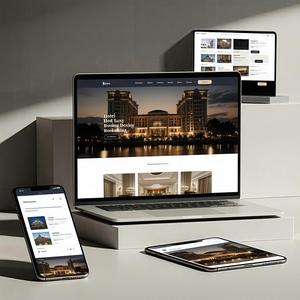 Développement de site web d'hôtel boutique RoyalCraft avec moteur de réservation directe, intégration de la réservation de chambres et des paiements, design responsive - Product Image 1