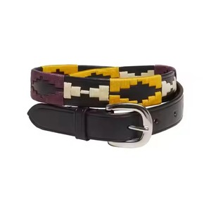 Cinturones Deportivos Personalizados de Cuero para Equitación y Polo, Disponibles en Todos los Tamaños y Colores, Productos Ecuestres Económicos, Servicio OEM - Product Image 1