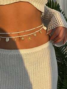 Conjunto de Collares de Cuentas de Cristal con Flores de Margarita Rosas, Gargantilla de Cuentas Florales Blancas, Accesorios de Joyería de Verano para Mujer - Product Image 5