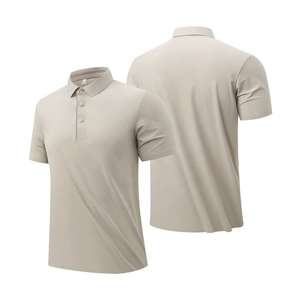 Camiseta Deportiva de Manga Corta de Secado Rápido para Hombre de Alta Calidad, Camisetas con Logotipo Bordado y Estampado Personalizado para Hombre - Product Image 4