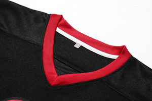 Maillot de hockey sur glace respirant et écologique à séchage rapide, grande taille, personnalisable avec le nom de l'équipe, tissu flexible, unisexe, pour adultes - Product Image 4