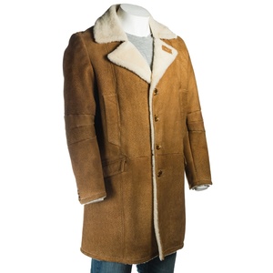 Most Popular Style Winter Collection <b>Shearling</b> Leather <b>Jacket</b> Fully Customized Great Personality <b>Men's</b> Faux Fur Leather <b>Jacket</b> - Product Image 5