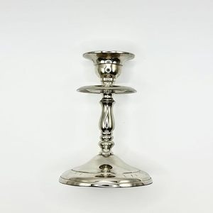 Premium Metal Candle Holder Stand for Home Decor <b>Silver</b> <b>Candlestick</b> for Dining Table Wedding & Living Room - Product Image 5