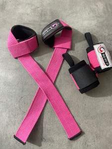 สายรัดข้อมือนีโอพรีนยืดหยุ่นพร้อมสายรัดยกน้ำหนักรูปเลข 8 - ชุดอุปกรณ์ออกกำลังกายน้ำหนักเบาป้องกันการลื่น - Product Image 3