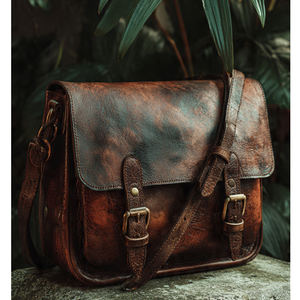 Bolsos de Hombro Cruzados de Moda de Cuero Genuino para Mujer, Bolsos de Cintura, Mini Bolsos Portátiles con Cremallera para Streetwear - Product Image 3