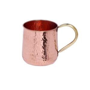 Vintage Copper Tankard Copper Mule <b>Mug</b> with Hammered Finish Ideal Mule <b>Mug</b> Cocktails Chilled Beverages and Stylish Bar Serving - Product Image 2