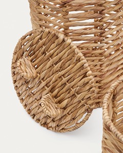 Cesta infantil hecha a mano de jacinto de agua con tapa, organizador de juguetes tejido naturalmente para guardería, venta al por mayor, proveedor sostenible - Product Image 5