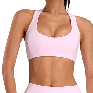 Soutien-gorge de sport sans manches pour femme, nouveau style printemps-été, confortable, extensible, respirant, élégant et tendance - Product Image 6
