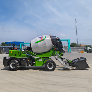 Bétonnière mobile autochargeuse 4m3 montée sur véhicule, bétonnière rotative, prix de vente de bétonnière - Product Image 1