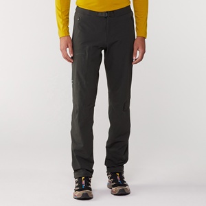 Pantalones de senderismo y trekking para hombre, de cintura media, ligeros, de secado rápido, tejido softshell. - Product Image 1