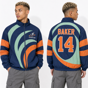 <b>Packable</b> Mens Windbreaker <b>Jacket</b> Custom Wholesale Factory Premium Lightweight Waterproof Windproof Hooded Reflective Embroidered - Product Image 3