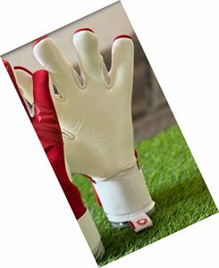 Football Goalkeeper Gloves Full Finger Latex <b>Material</b> Powerful Catch Non-Slip Breathable Adjustable Wrist Strap Pull-On Closure - Product Image 3