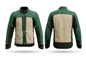 รับผลิตเสื้อแจ็คเก็ตมอเตอร์ไซค์แบบ Private Label คุณภาพดี ทนทาน ดีไซน์หลากสี สำหรับขี่กลางแจ้ง กันน้ำ กันลม - Product Image 2