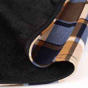 Veste en flanelle à capuche à manches longues fabriquée au Pakistan, fermeture à boutons, coupe classique, vêtement décontracté - Product Image 5