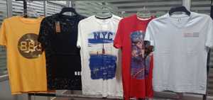 เสื้อยืดผ้าฝ้ายแท้ปั่นวงแหวน100% โลโก้สำหรับผู้ชายเสื้อยืดใส่ได้ทั้งชายและหญิง180 GSM ลำลองคุณภาพสูง - Product Image 5