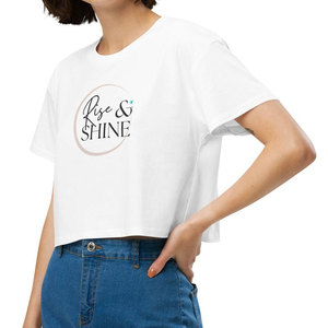 Best Supplier Comfortable Slim Fit Stylish New Arrival Good Supplier High Quality New Design Casual Wear Printed Women Crop Top - Product Image 3