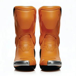 Bottes de moto en cuir imprimées grande taille, style sport, respirantes, imperméables et coupe-vent, les plus vendues - Product Image 3
