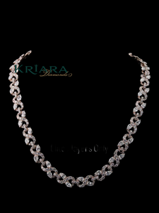 S925 Women's Gold Moissanite Pear Cut Statement Necklace Claw Setting Luxury Link <b>Chain</b> Jewelry - Product Image 2
