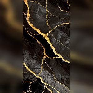 Carrelage en porcelaine de style Marquina noir or de qualité supérieure, design élégant, revêtement de sol intérieur, surface non émaillée, meilleur prix, commande en gros - Product Image 4