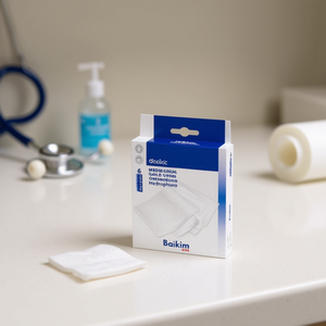 Garza Medica in Cotone Idrofilo Baikim, 6 Unità, per Medicazione Ferite, Non Sterile - Product Image 3